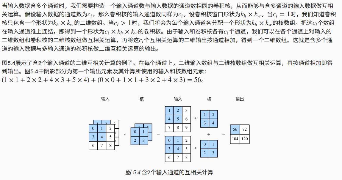 多输入通道